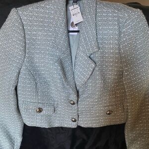 Express Cropped Tweed Jacket